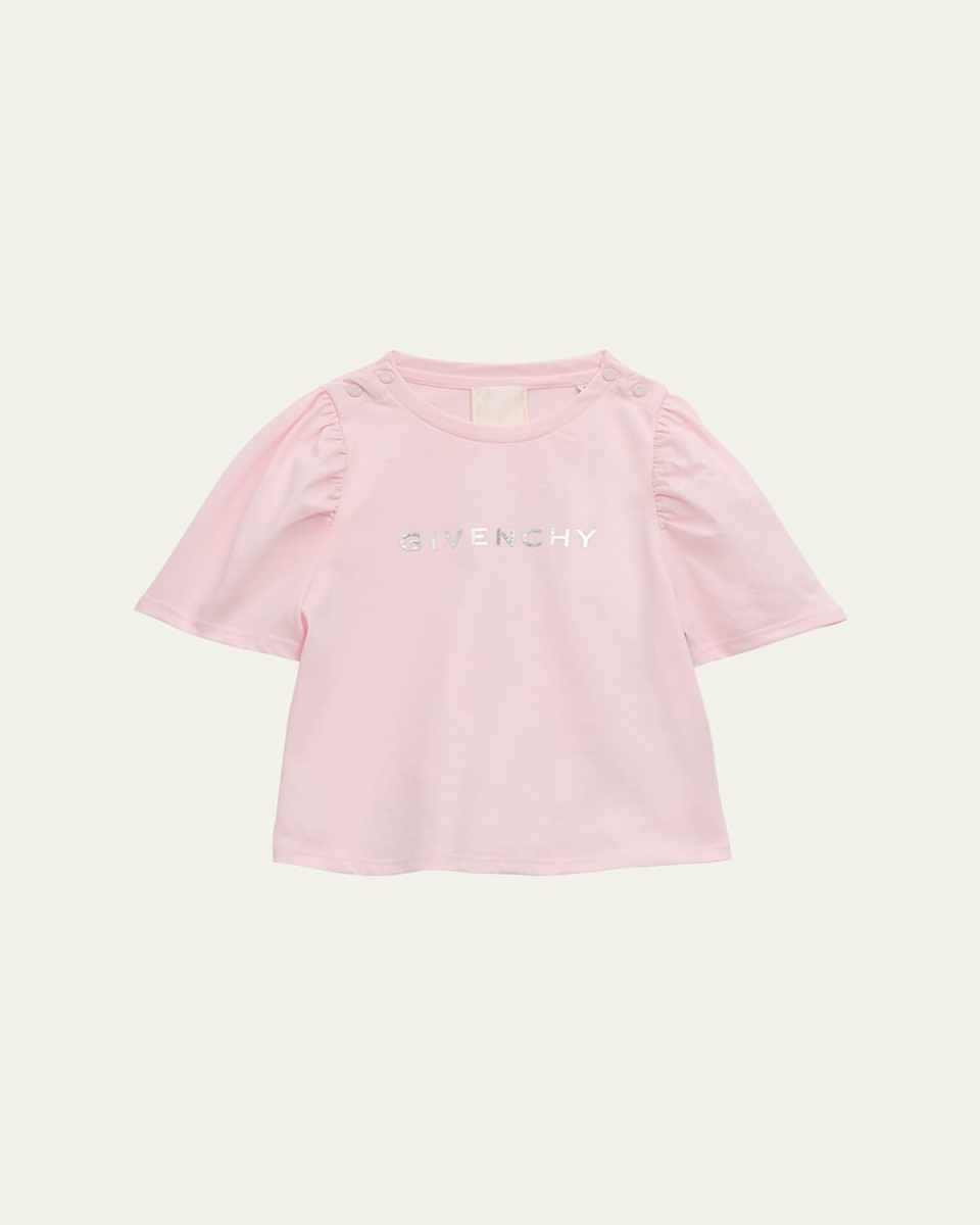 Girl's Contrast Logo-Print T-Shirt, Size 12M-3